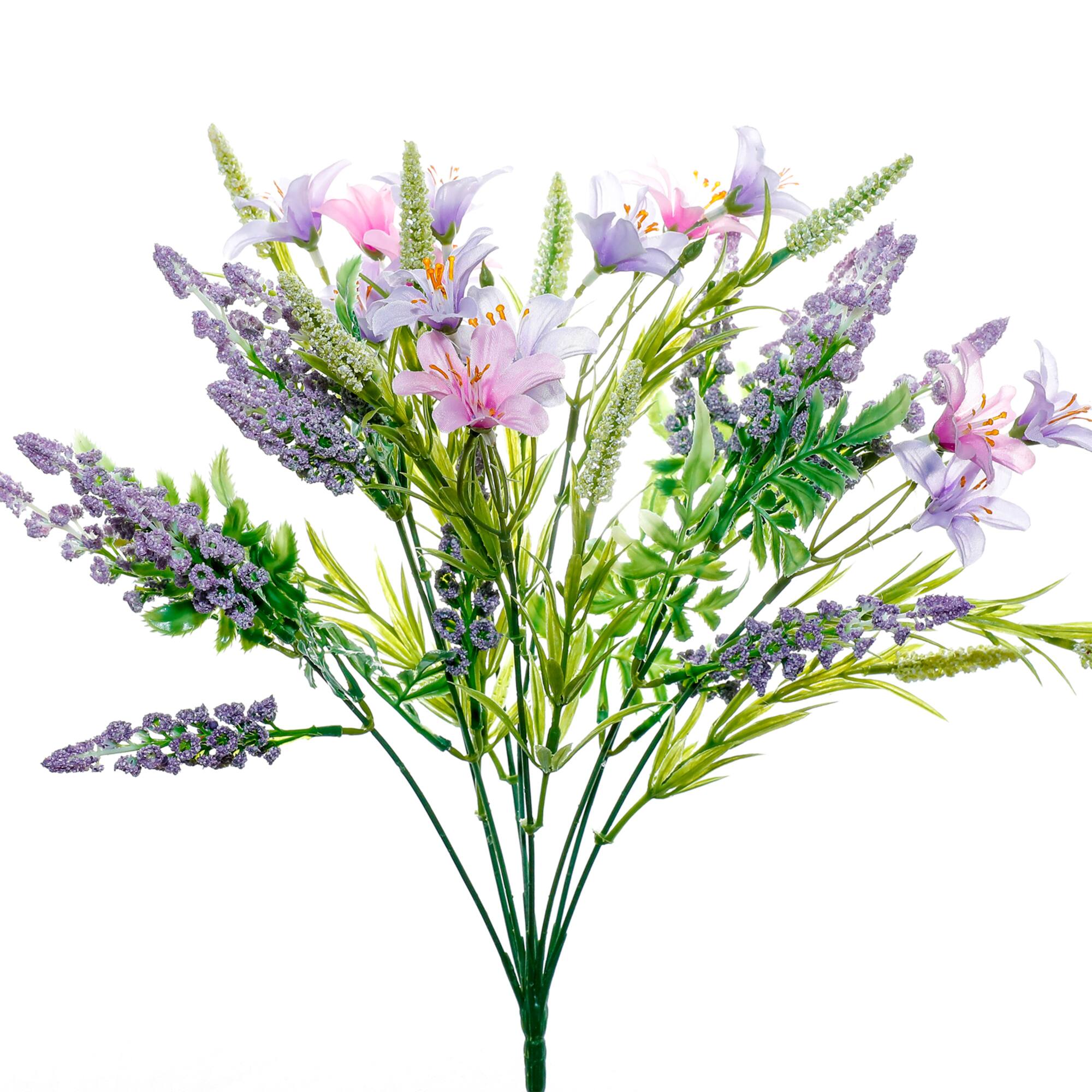 16" Pink & Purple Lavender, Heather & Lily Bush by Ashland®